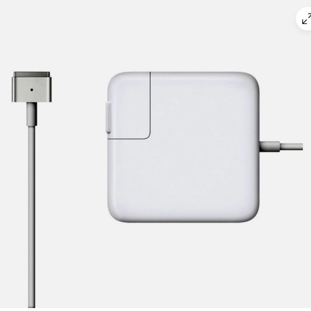 White Power Adapter for Laptops